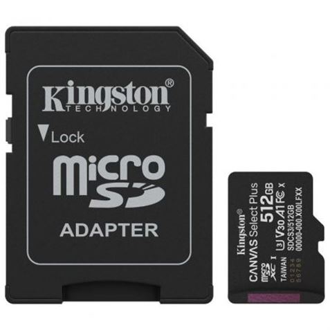 MEMORIA MICRO SD KINGSTON CLASE 10 512GB 150MB/S