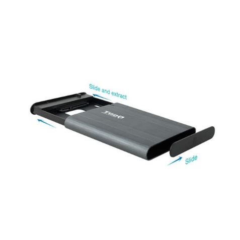 CARCASA EXTERNA HDD/SSD 2.5" SATA I,II,III USB MICRO-B A USB A TOOQ - Imagen 2