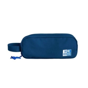 ESTUCHE 3 CREMALLERAS CON ASA LATERAL AZUL OXFORD