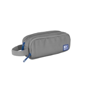 ESTUCHE 3 CREMALLERAS CON ASA LATERAL GRIS OXFORD