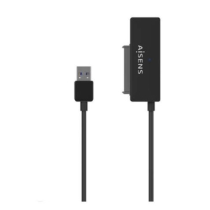 ADAPTADOR SATA A USB-A PARA DISCOS DUROS 2.5" Y 3.5" CON ALIMENTADOR AISENS