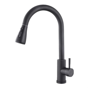MONOMANDO FREGADERO NEGRO EXTENSIBLE