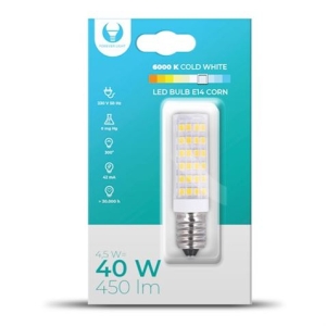BOMBILLA LED BULB E14 4.5W 450 LUMEN LUZ FRIA FOREVER