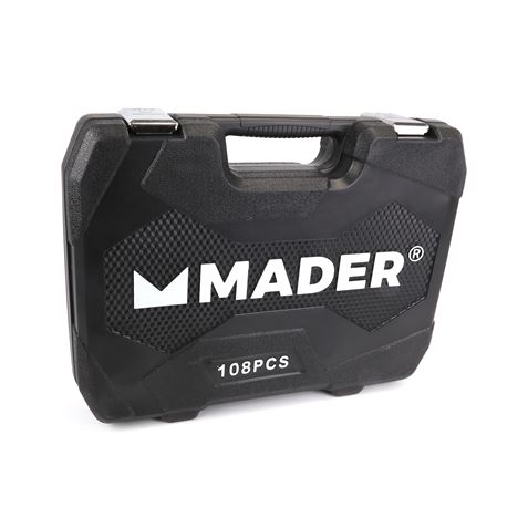 MALETIN LLAVES DE VASO 108PCS 1/4" - 1/2" MADER - Imagen 3