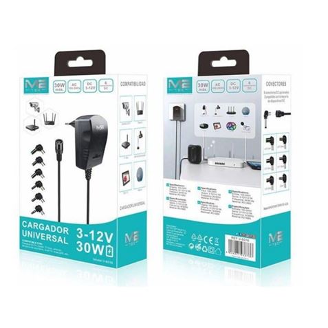 CARGADOR UNIVERSAL 3-12V 30W M2 - Imagen 2