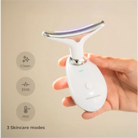 MASAJEADOR FACIAL ELECTRICO PARA CARA Y CUELLO 500mAh INNOVAGOODS - Imagen 2