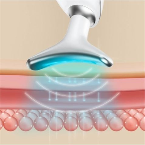 MASAJEADOR FACIAL ELECTRICO PARA CARA Y CUELLO 500mAh INNOVAGOODS - Imagen 4