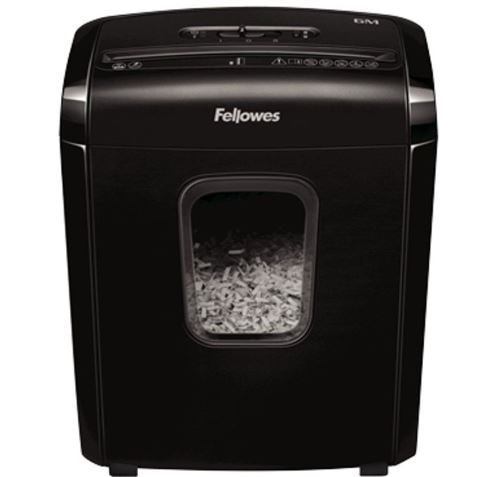 DESTRUCTORA FELLOWES 6M MINICORTE DE 4X12MM NEGRA