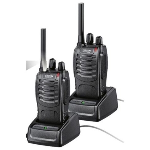 PACK 2 WALKIE-TALKIE BANDA BLUETOOTH 446MHZ 3KM GREENLYCA