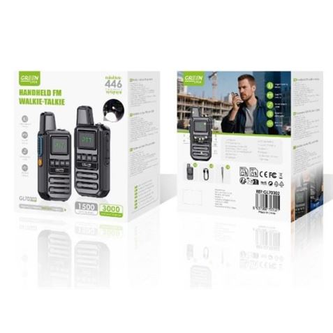 PACK 2 WALKIE-TALKIE GENX 446MHZ 3KM - Imagen 2