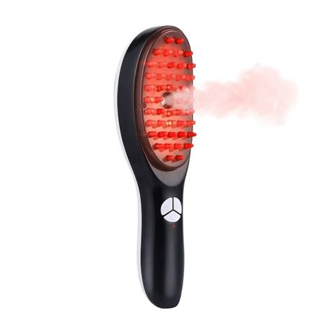 CEPILLO PARA MASAJE DE CABEZA CON FUNCION VAPOR Y LUZ NEGRO MARIELLE - Imagen 3