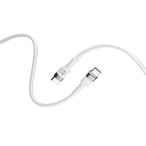 CABLE FLEXIBLE TIPO C A TIPO C 2M 100W FOREVER BLANCO