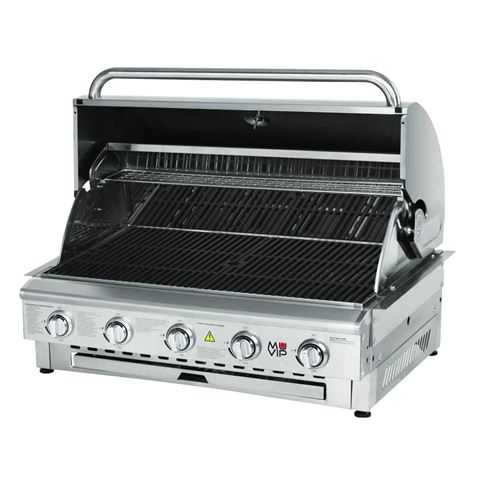 BARBACOA DE GAS INOX PRO 5 FUEGOS SOBREMESA MUVIP