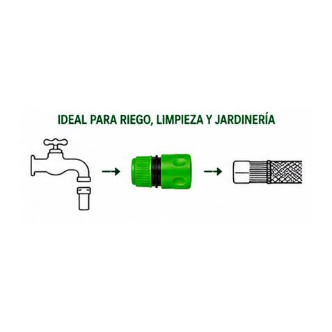 CONECTOR RAPIDO PARA MANGUERA 5/8" SUNGARDEN - Imagen 4