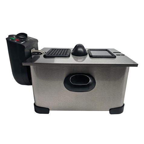 FREIDORA 5 LITROS INOX 2000W DESMONTABLE CON VENTANA MUVIP - Imagen 3