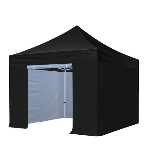 CARPA PROFESIONAL HEX.50 CON PAREDES 3X3 METROS NEGRA SUNGARDEN