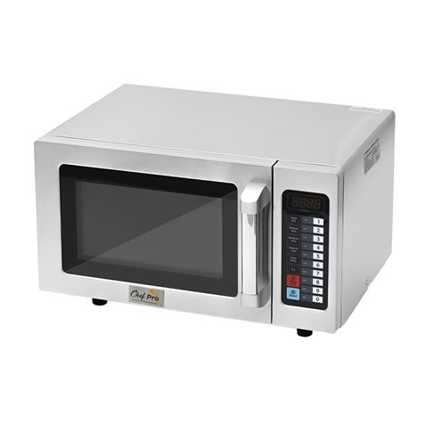 MICROONDAS PROFESIONAL 1000W 25 LITROS ACERO INOX CHEF PRO