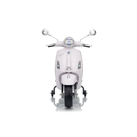 MOTO INFANTIL A BATERIA VESPA PRIMAVERA BLANCA - Imagen 2