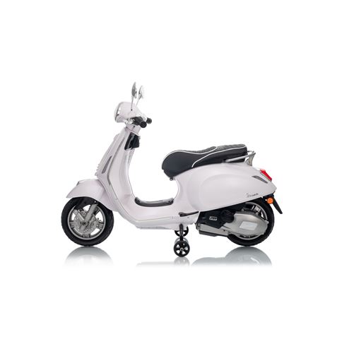 MOTO INFANTIL A BATERIA VESPA PRIMAVERA BLANCA - Imagen 3