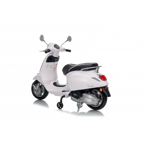 MOTO INFANTIL A BATERIA VESPA PRIMAVERA BLANCA - Imagen 4