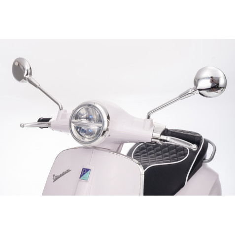 MOTO INFANTIL A BATERIA VESPA PRIMAVERA BLANCA - Imagen 5