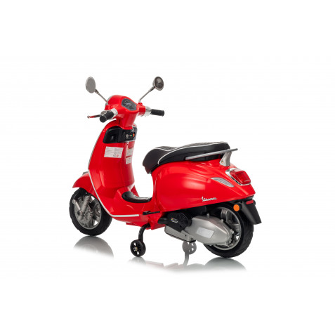 MOTO INFANTIL A BATERIA VESPA PRIMAVERA ROJO - Imagen 3