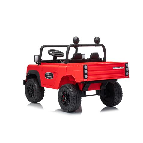 COCHE INFANTIL A BATERIA CONTROL REMOTO LAND ROVER DEFENDER CLASSIC ROJO - Imagen 2