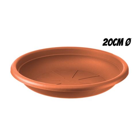 PLATO PARA MACETA 20CM TERRACOTA ARTPLAST