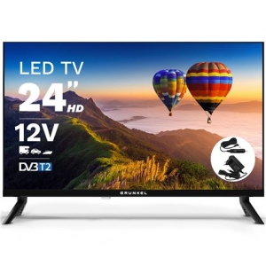 TELEVISOR LED HD 24" | WIFI | NEGRO | SMART TV | 12V GRUNKEL