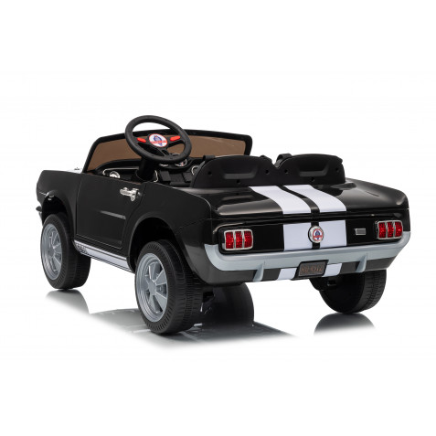 COCHE INFANTIL A BATERIA CON CONTROL REMOTO FORD MUSTANG SHELBY GT350 NEGRO