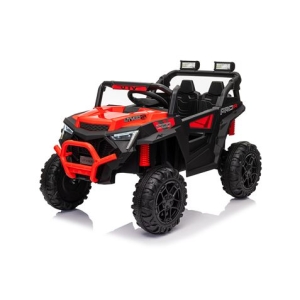 COCHE INFANTIL A BATERIA CON CONTROL REMOTO BUGGY 4X4 ROJO