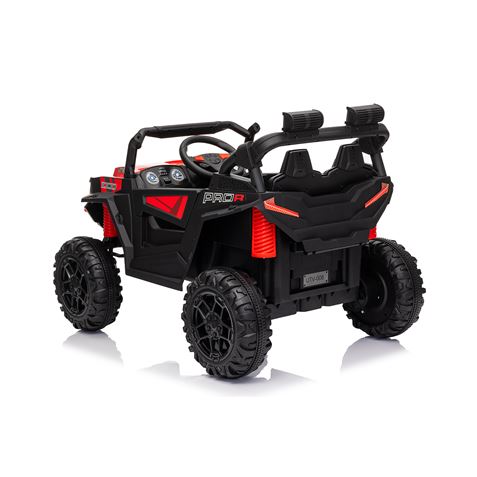 COCHE INFANTIL A BATERIA CON CONTROL REMOTO BUGGY 4X4 ROJO - Imagen 4