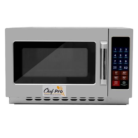 MICROONDAS PROFESIONAL 1000W 34 LITROS ACERO INOX CHEF PRO - Imagen 5