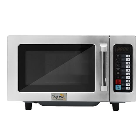 MICROONDAS PROFESIONAL 1000W 25 LITROS ACERO INOX CHEF PRO - Imagen 4