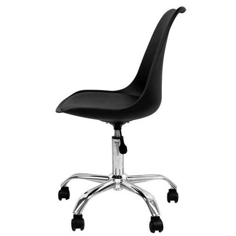 SILLA DE ESCRITORIO CON RUEDAS OF1600 NEGRA MUVIP - Imagen 2