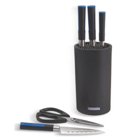 SET 6 PIEZAS TACOMA ORGANIZADORA | CUCHILLOS SANTOKU | TIJERAS SOLID PRO