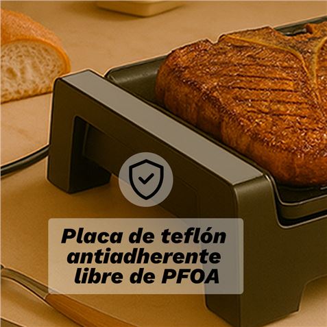PLANCA DE ASAR ELECTRICA + GRILL BK-DH51 CON 2200W GRUNKEL - Imagen 4