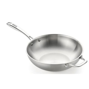 WOK ACERO INOXIDABLE 28CM PLANET INOX TRIPLY MONIX