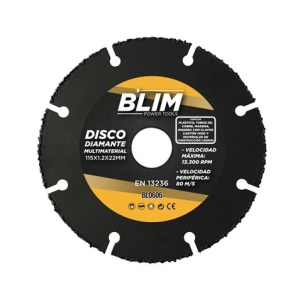 DISCO DIAMANTE MULTIMATERIAL 115X1.2X22MM BLIM