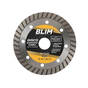 DISCO DIAMANTE TURBO 115X1.2X22MM BLIM