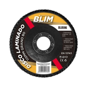 DISCO LAMINADO 115MM GRANO 80 BLIM