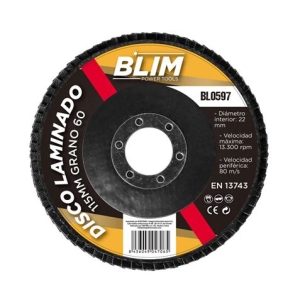 DISCO LAMINADO 115MM GRANO 60 BLIM