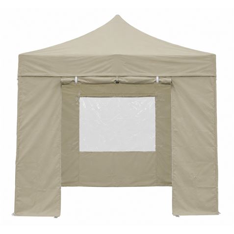 PARED PARA CARPA PLEGABLE ALUMINIO SG0129 CON CREMALLERA BEIGE SUNGARDEN