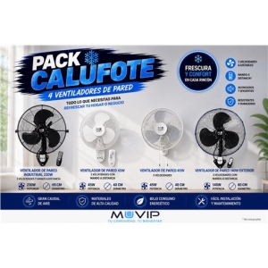 PACK VENTILADORES PARED MUVIP