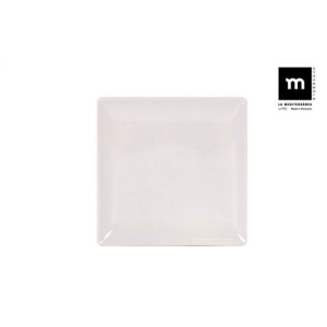 PLATO LLANO IVORY BRILLO 21CM ELITE LA MEDITERRANEA