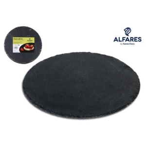 PLATO PIZARRA 25CM ALFARES