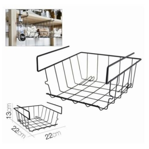 CESTA HOSTELERIA COLGANTE NEGRA 22X22X13