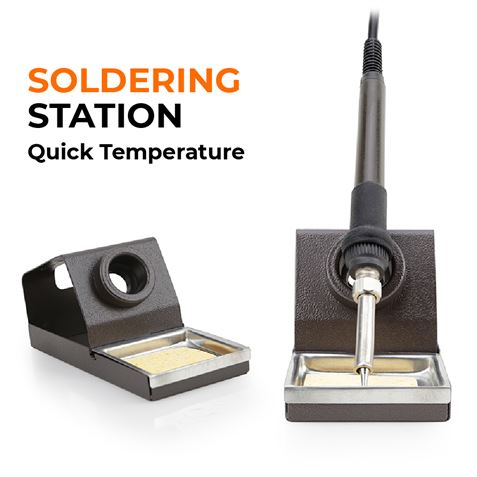 ESTACION DE SOLDADURA Y PISTOLA DE AIRE CALIENTE 900W (3 EN 1) BAKU-8305D - Imagen 3
