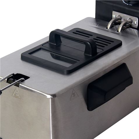 FREIDORA 3 LITROS INOXIDABLE 2000W DESMONTABLE MUVIP - Imagen 3