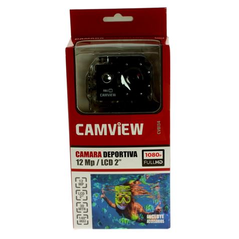 CAMARA DEPORTIVA FULL HD 1080P 12MPX | LCD 2" | CAMVIEW - Imagen 4